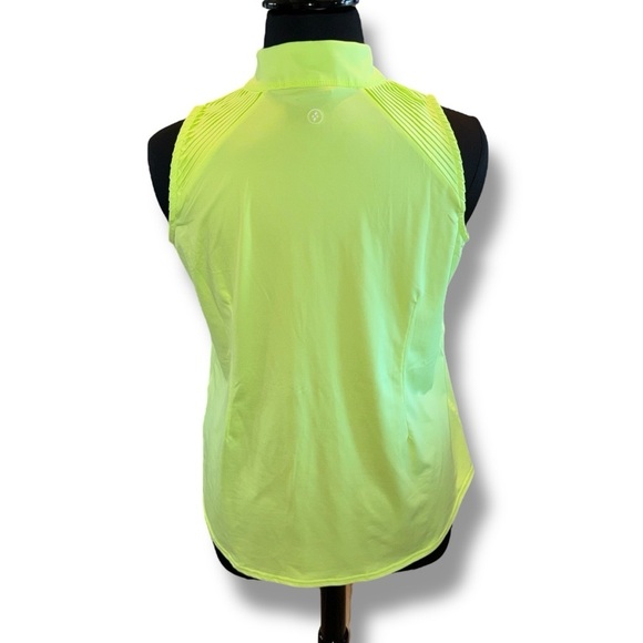 JOFIT Women’s Emma Cutaway Sleeveless Golf Shirt - Lemon Lime XXL - Picture 4 of 12